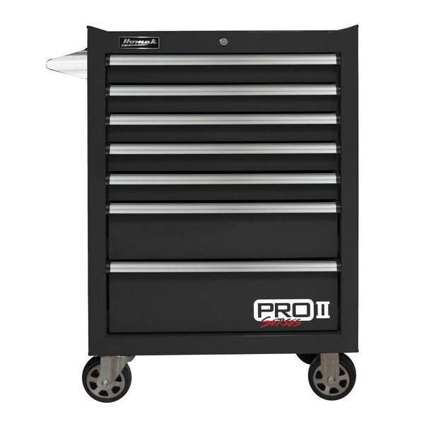 Homak 27in Pro 2 7-Drawer Roller Cabinet - Black BK04027702 - main